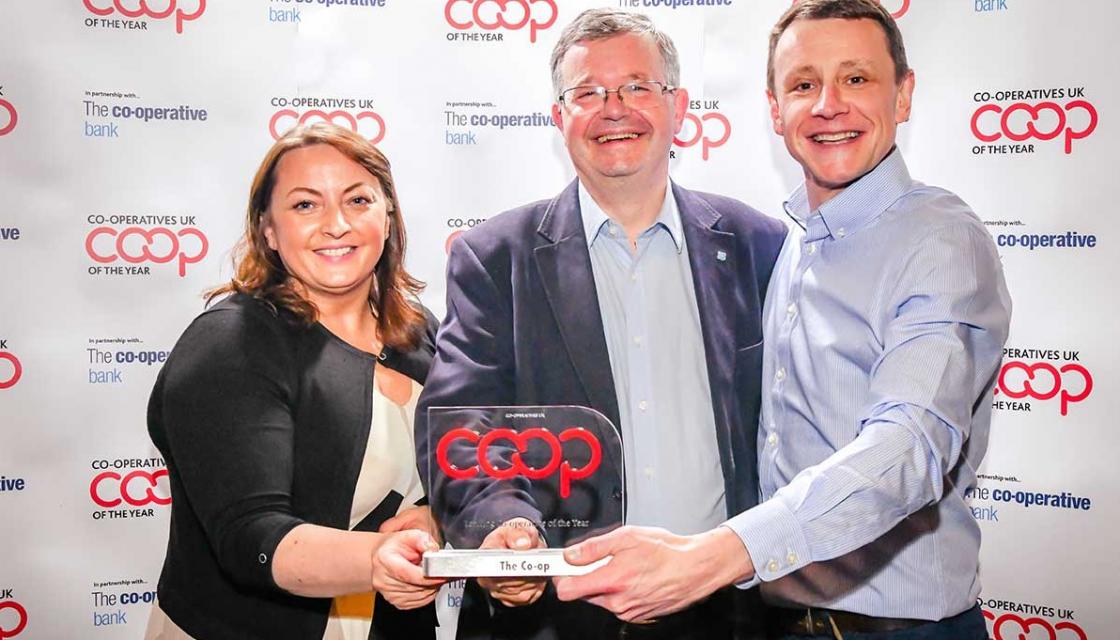 The Co-op presented with an award