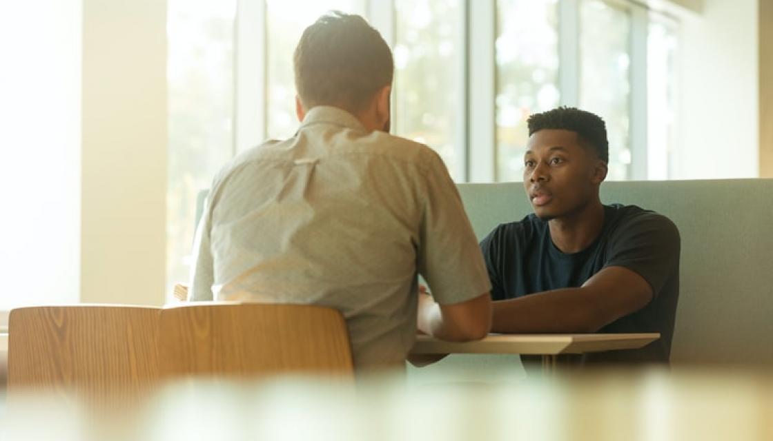 A one to one meeting