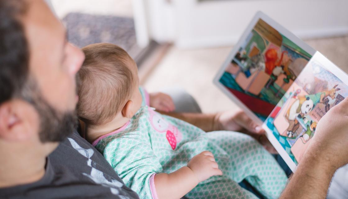 Dad with baby