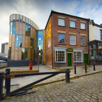 The exterior of the Rochdale Pioneers Museum 