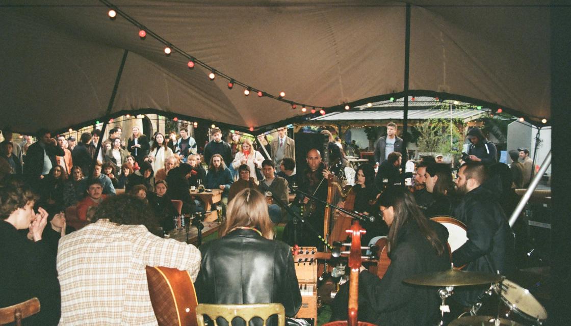 Shovel Dance Collective at a Sister Midnight Fundraiser © Jake Ollett