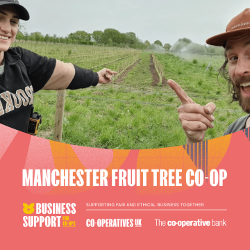 Dan and Solvi of Manchester Fruit Tree Co-operative