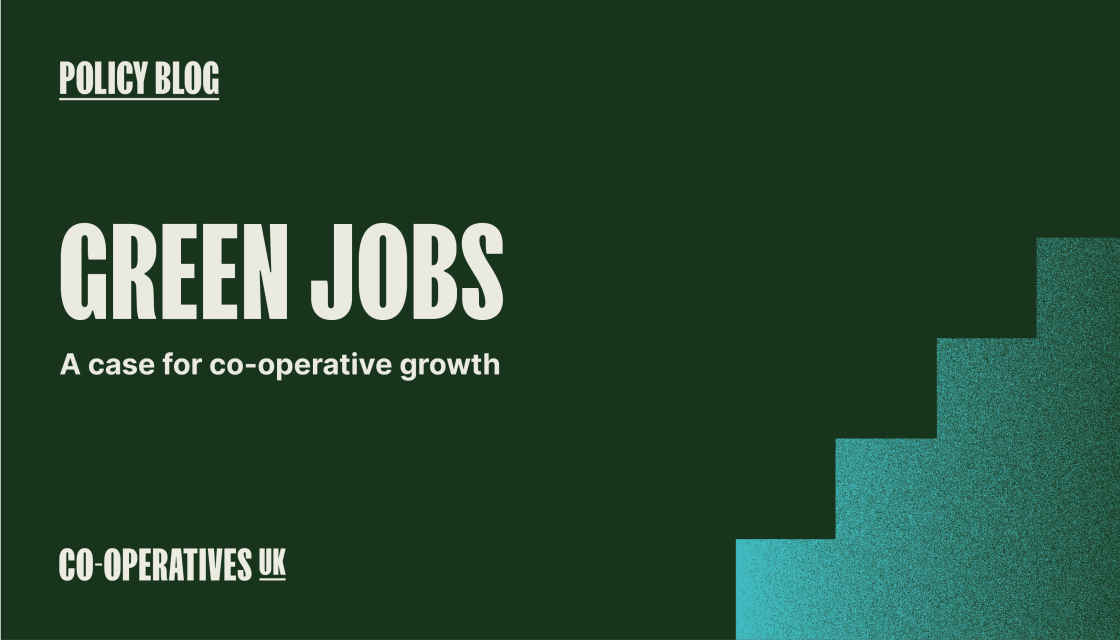 Green jobs: A case for co-operative growth 